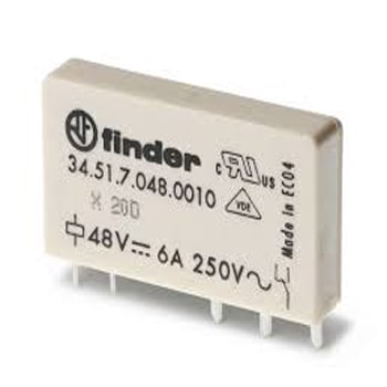 Finder Ultra slim Electromechanical PCB relays 34 Series - رله PCB حالت جامد و الکترومکانیکی فوق العاده باریک فیندر Finder سری 34